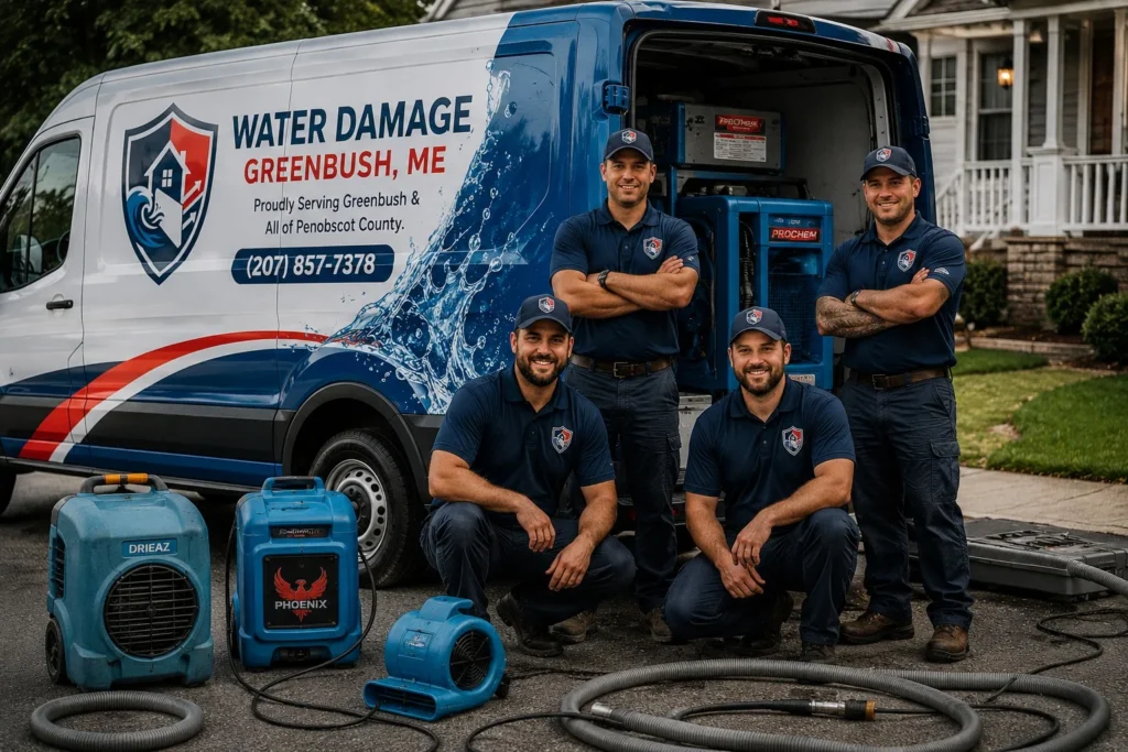 water damage greenbush team