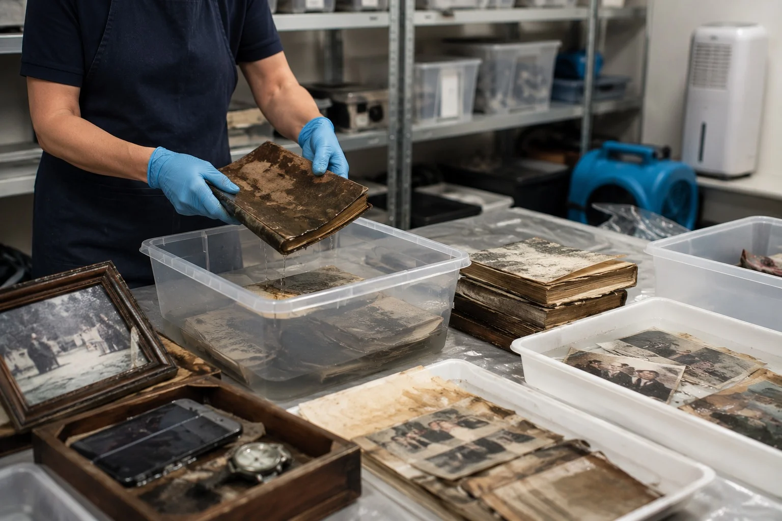 content restoration and personal property recovery