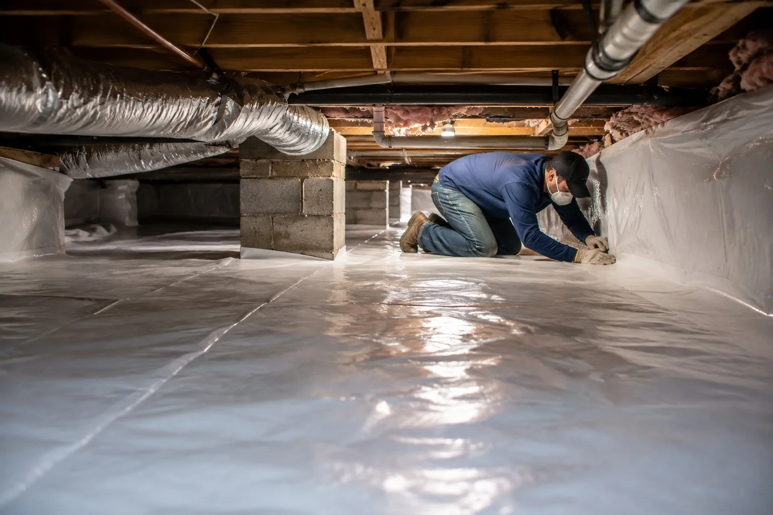 crawl space water removal and restoration