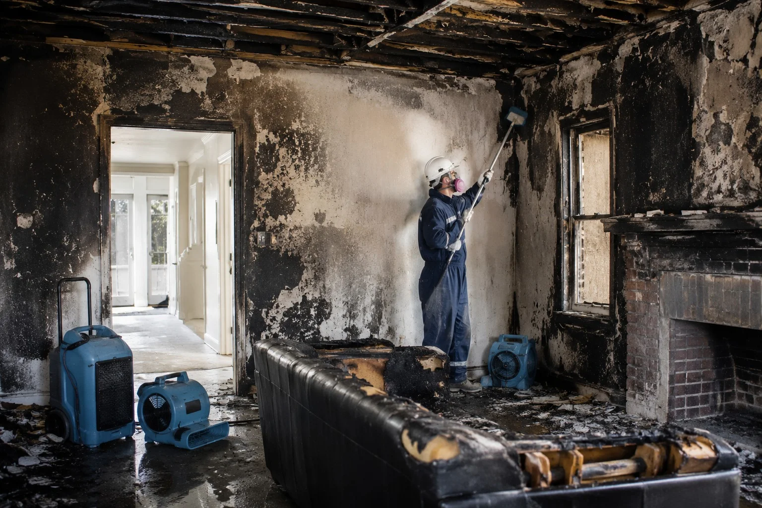 fire and smoke damage restoration