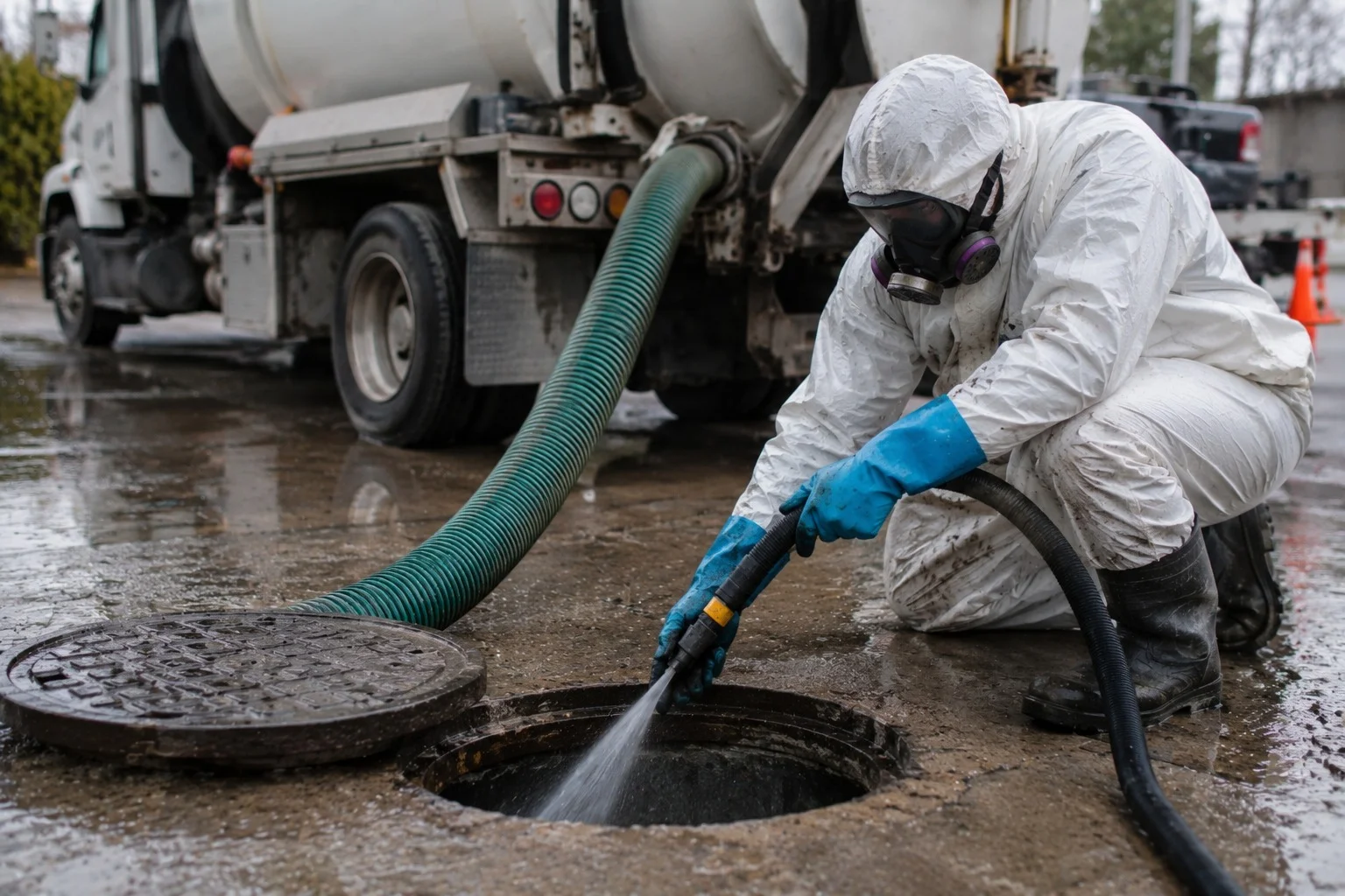 sewege cleaning and sanitization